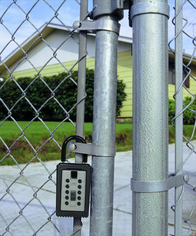 Kidde AccessPoint 001166 KeySafe side view showcasing compact, rust-resistant shell.