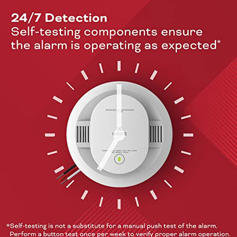 Kidde alarm announces Fire when smoke is detected