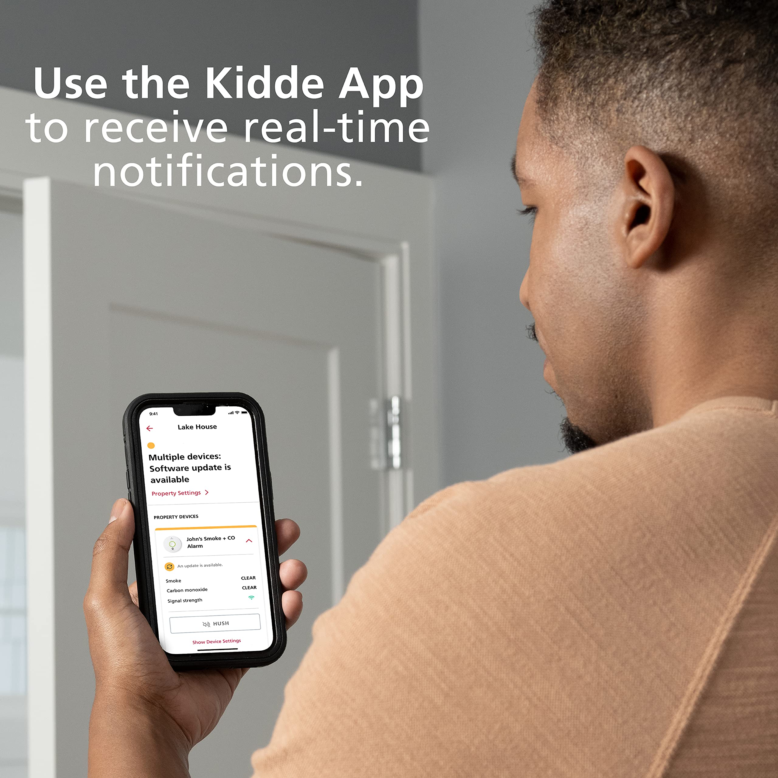 Kidde freeze alert sensor close-up showing temperature drop detection