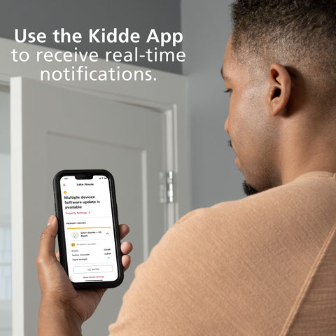 Kidde freeze alert sensor close-up showing temperature drop detection