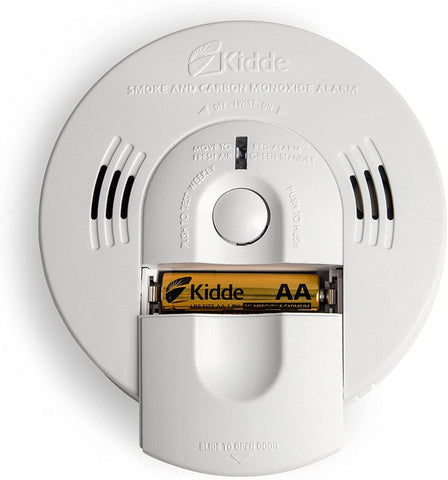 Kidde KN-COSM-IBA front view of the two‑in‑one alarm for home safety