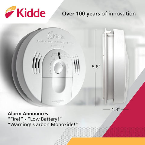 Kidde KN-COSM-IBA hush feature silences alarms temporarily