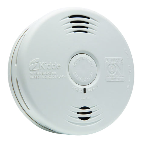 Kidde P3010CU mounted bracket view showing easy installation and alert coverage.