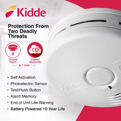 Kidde P3010K-CO sealed battery enables maintenance-free protection