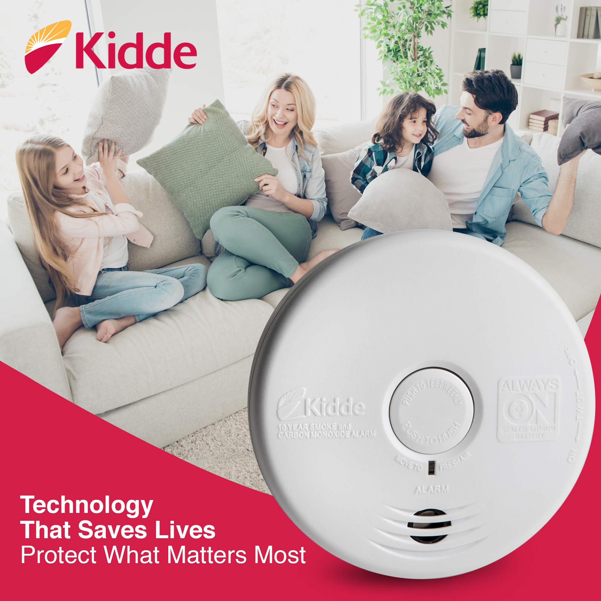 Kidde P3010K-CO smart dual-sensor reduces nuisance alarms