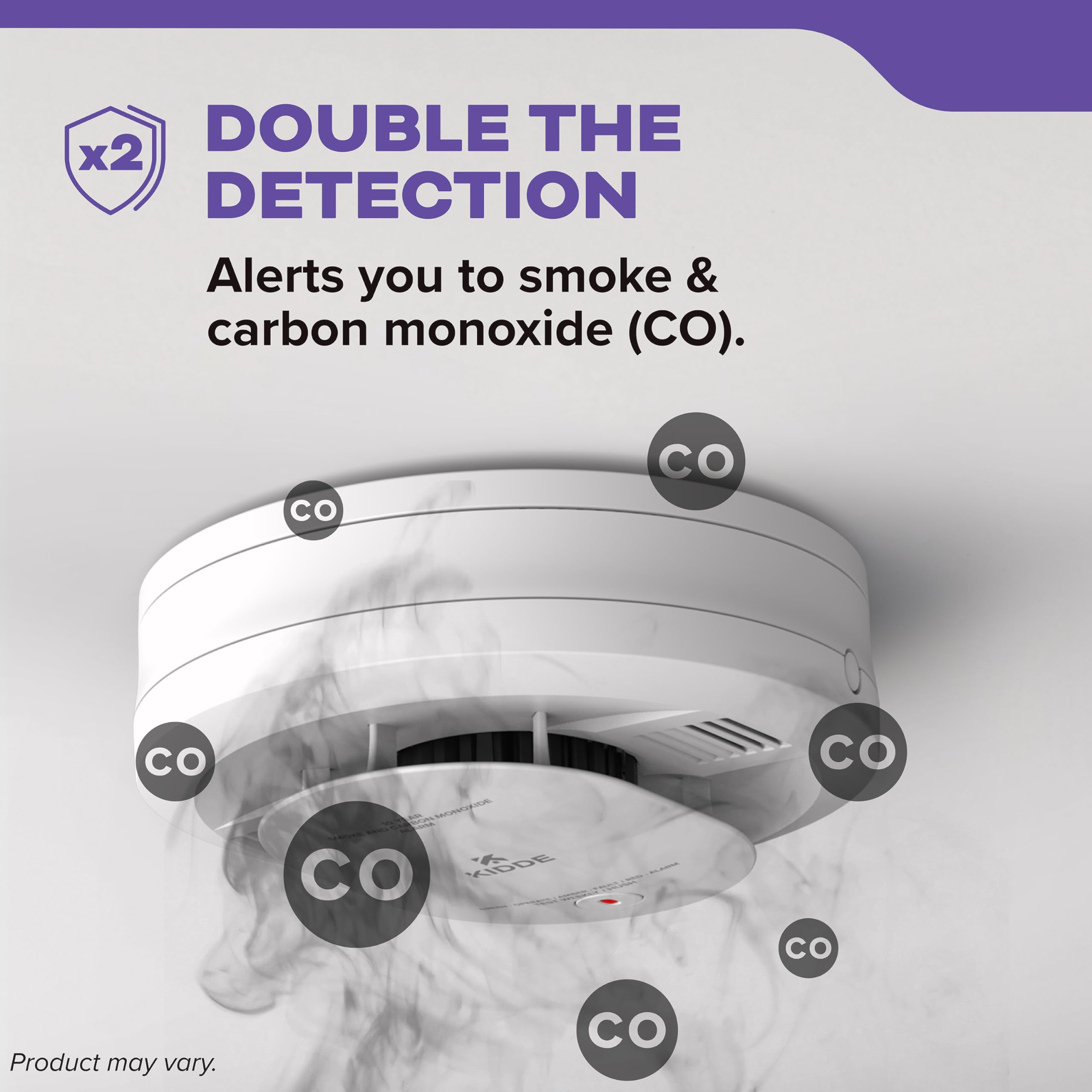 Kidde enhanced-sensing detector reduces cooking-related false alarms.