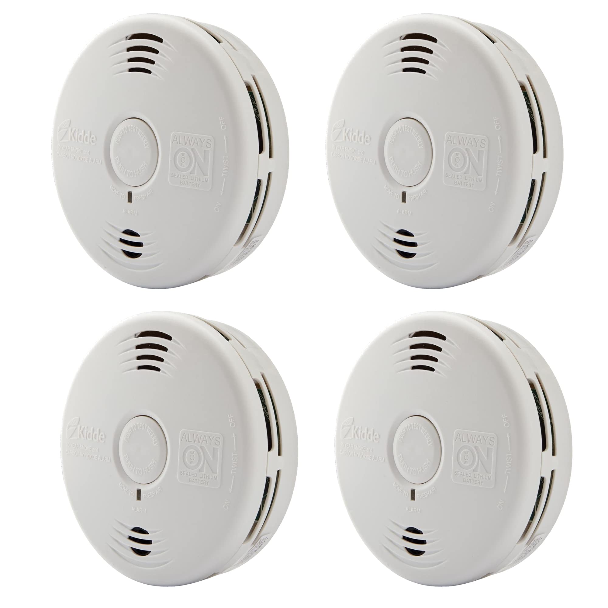 Kidde P3010K 2 in 1 detector protects against smoke and carbon monoxide in one unit