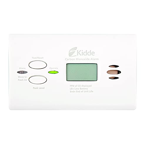 Kidde UL-listed with a long warranty on the alarm component.