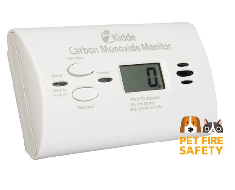 Kidde CO detector emits 85 dB alarm for early home warning.