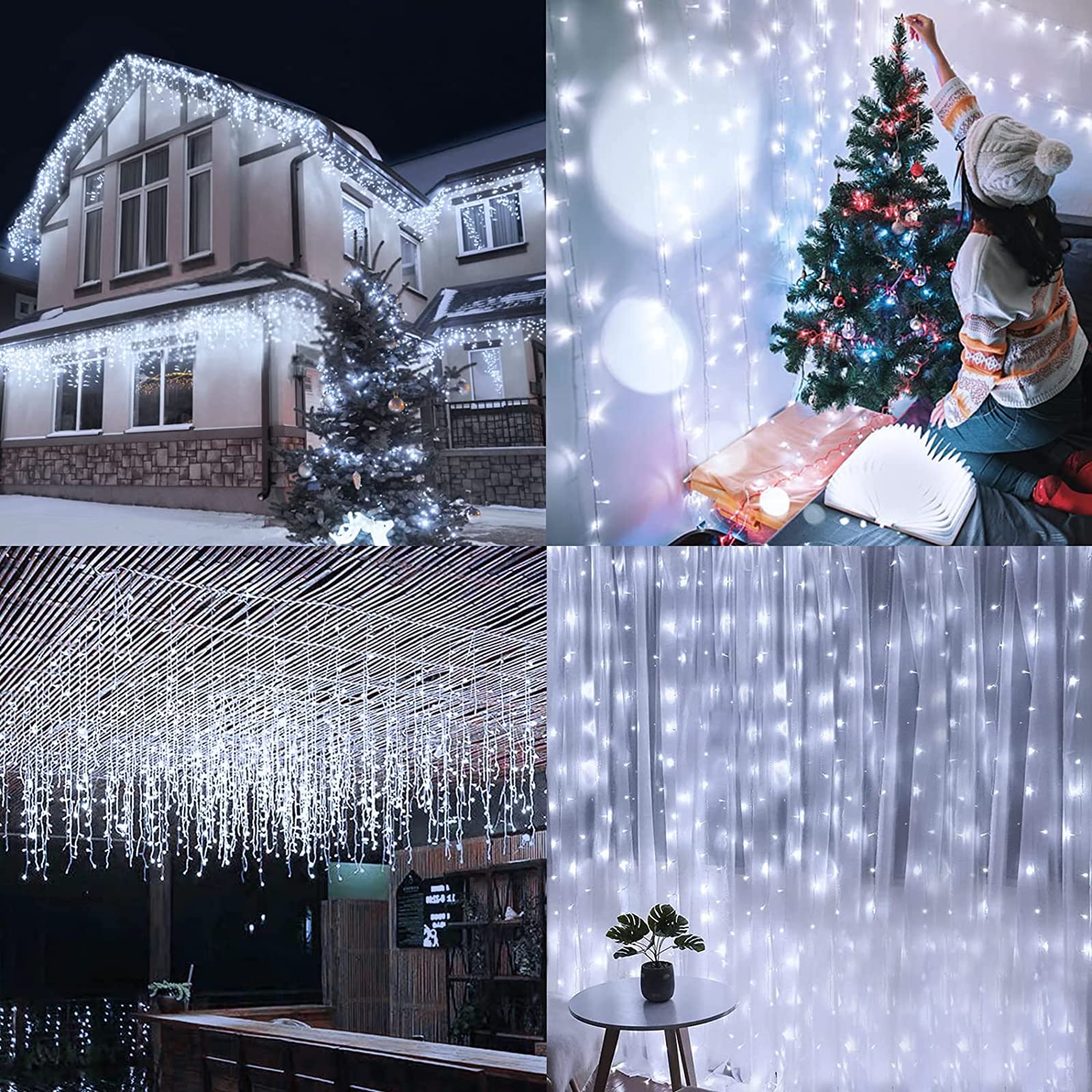 KiflyTooin safe low-voltage Christmas lights for durable year-round display.