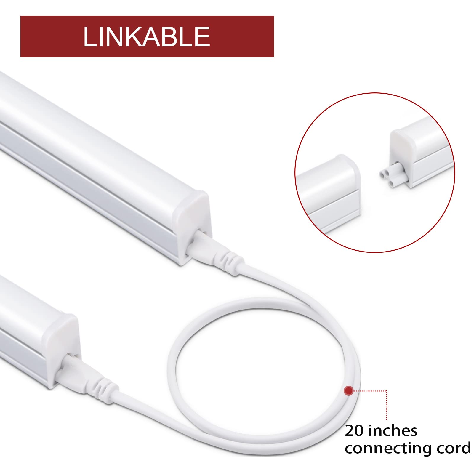 Kihung 2ft garage ceiling light showing easy installation