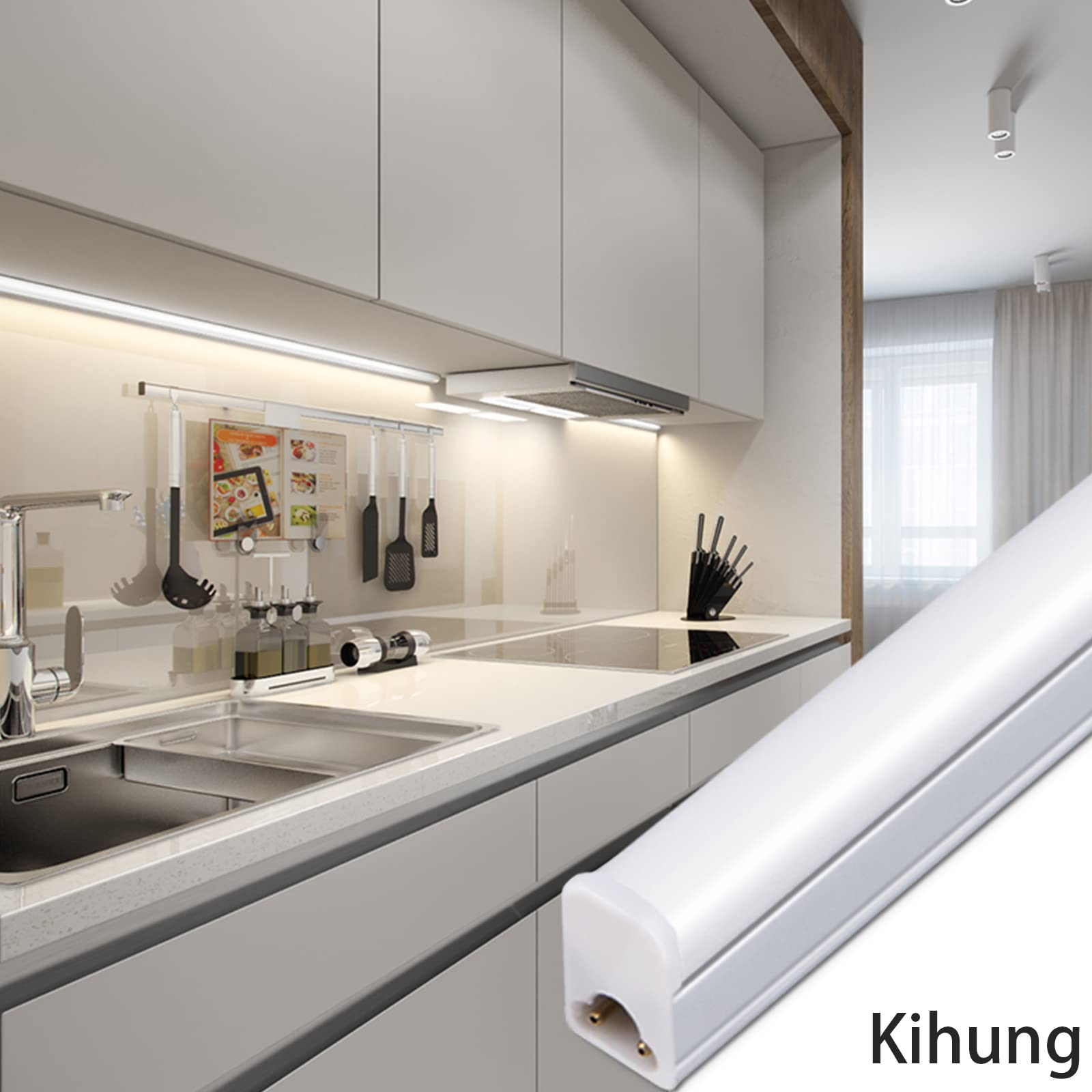 Kihung 8 pack kit with on off switch for flexible lighting setup