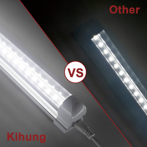 Kihung LED shop light 4ft mounting brackets simplify installation