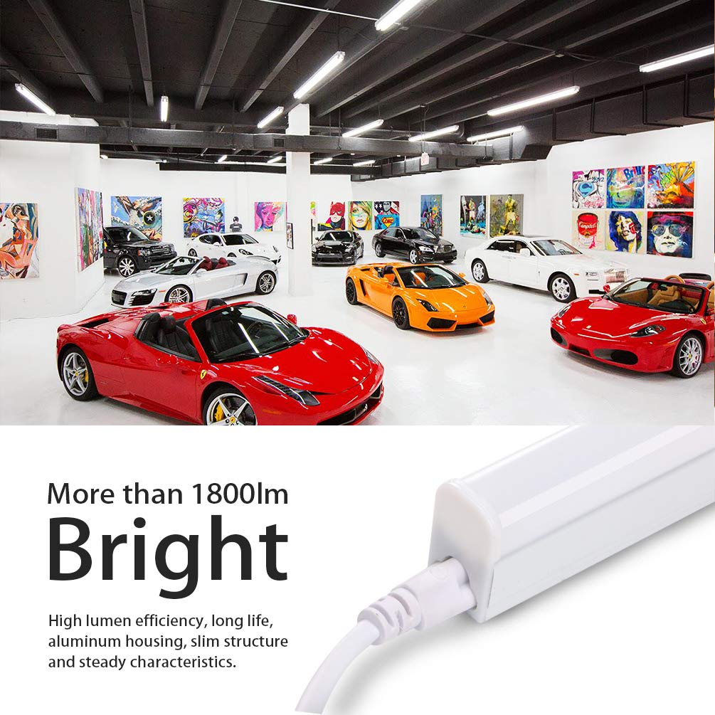 Kihung T5 LED 3ft linkable light connectors enable seamless multi-light setups