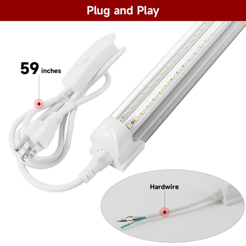 Kihung V-shaped LED tube provides wide coverage for bright workshops.