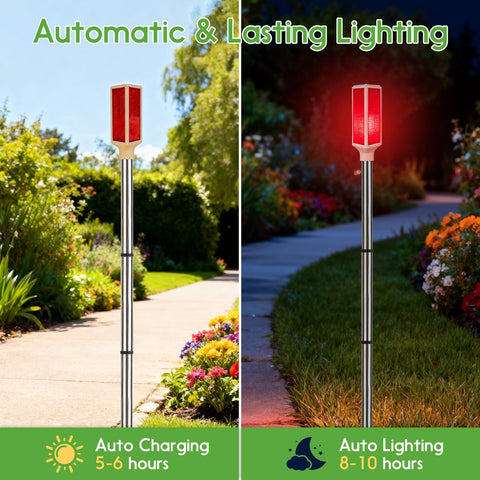 Kiinfendly adjustable height pole adapts to terrain and visibility needs.