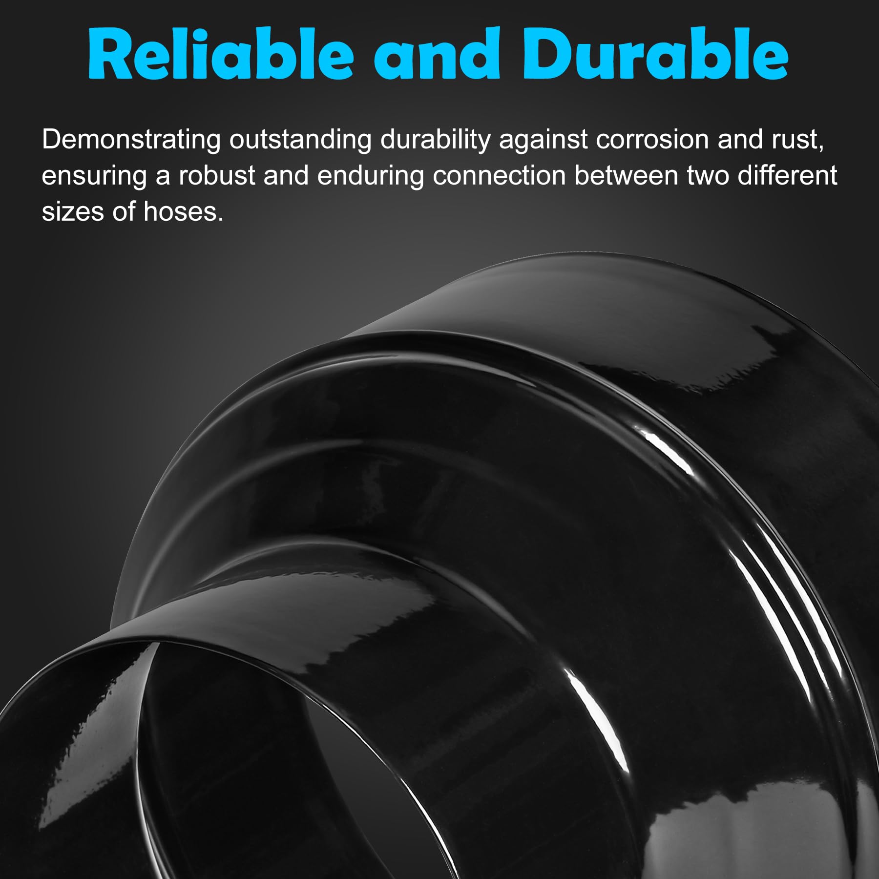 Kikerike galvanized steel duct reducer offers durable, long-lasting performance.