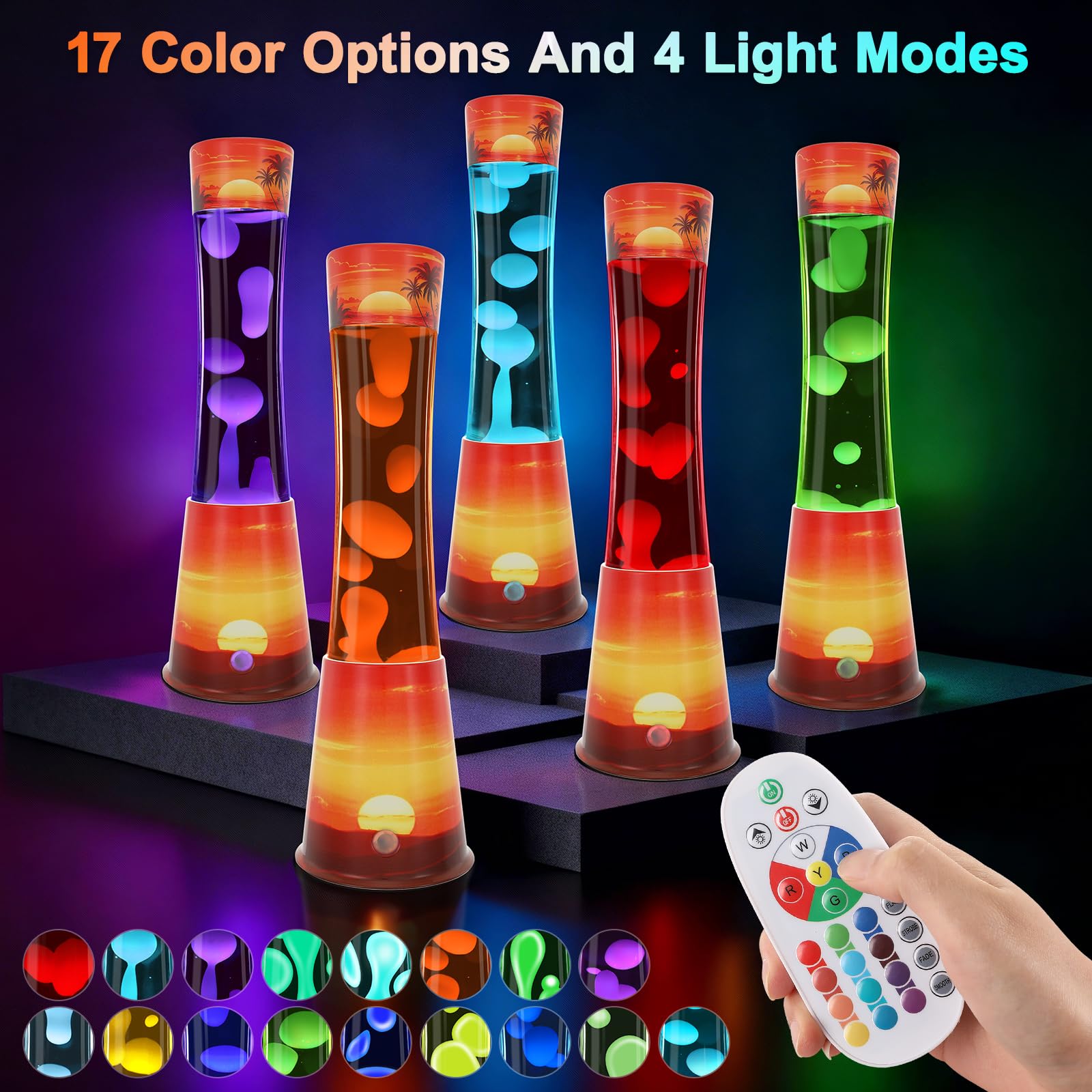 KIKILIVE energy-efficient LEDs deliver vibrant color changes