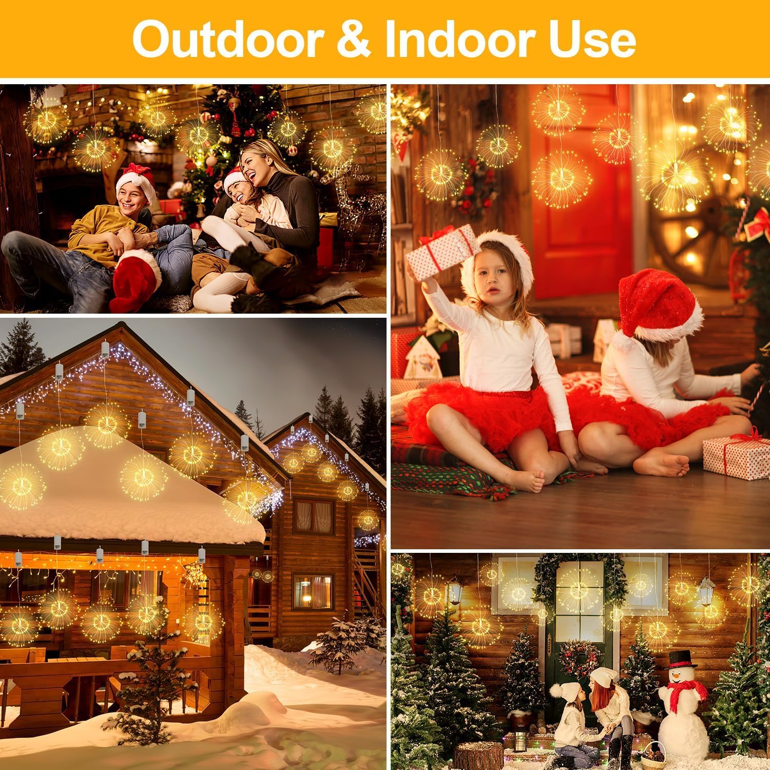 8 modes including waves and twinkle for festive lighting with KIKILIVE