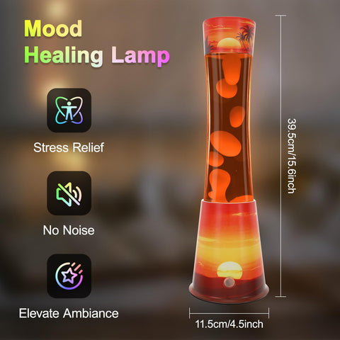 KIKILIVE glass bottle with moving liquid inside the lamp