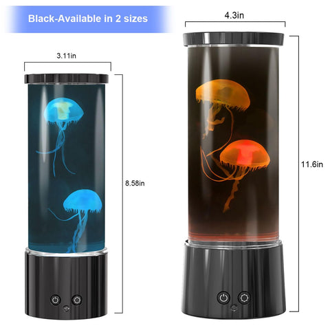 KIKILIVE jellyfish lamp night light for relaxing evenings.