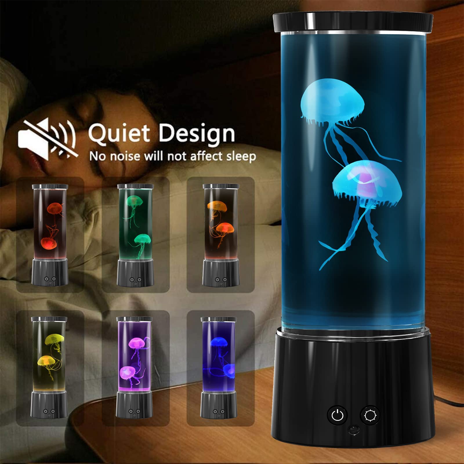KIKILIVE jellyfish lamp usb charging for flexible powering anywhere.