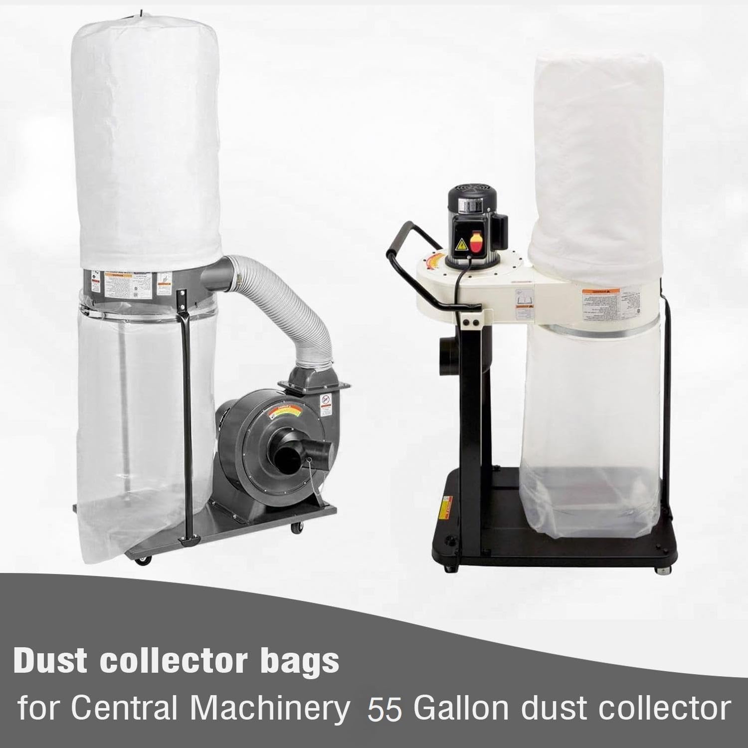 KIKINIKO heavy-duty dust-bags, 31x40 inch, handles tough debris