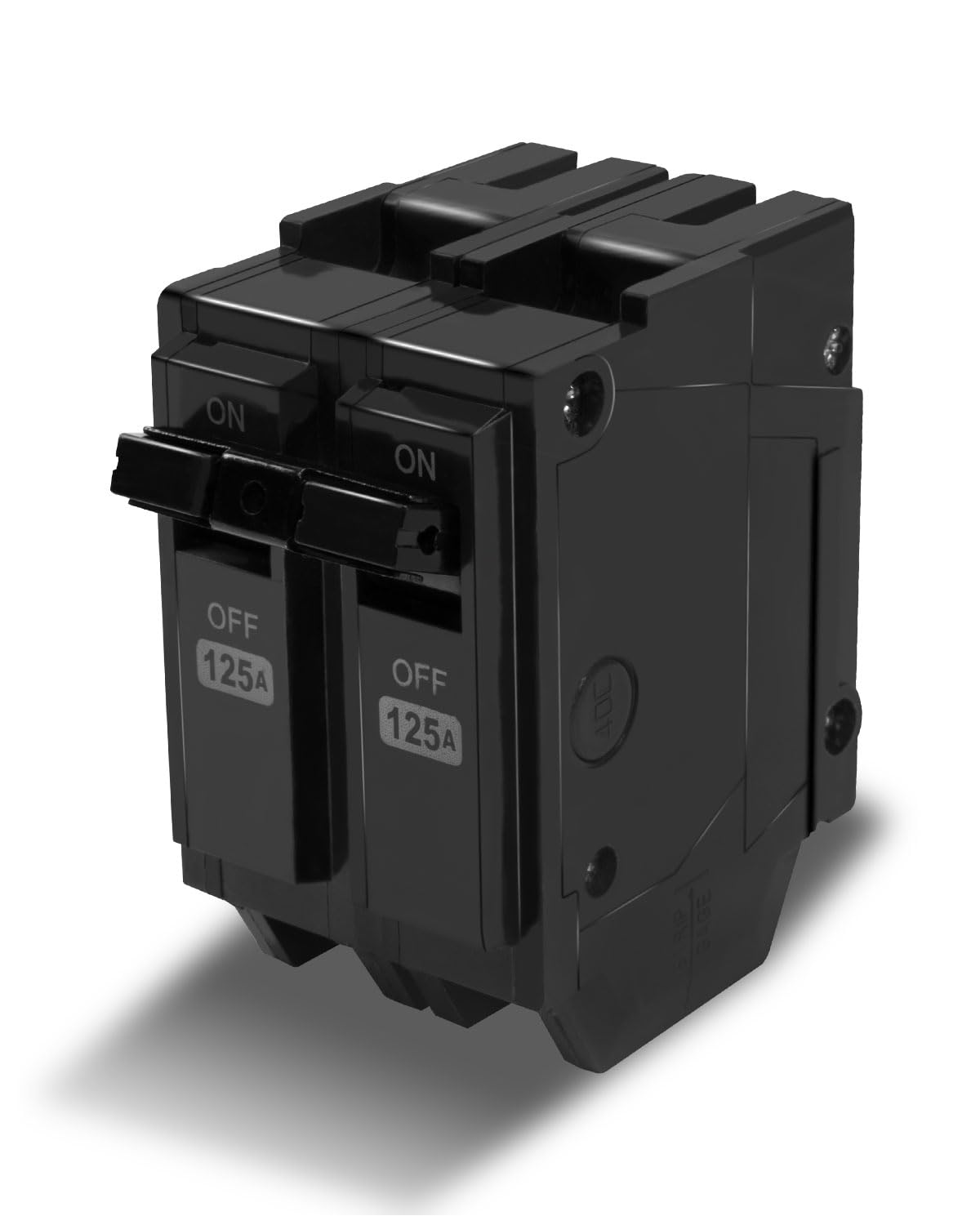 KILILOGE THQL21125 front view; 125A two-pole breaker for GE panels.