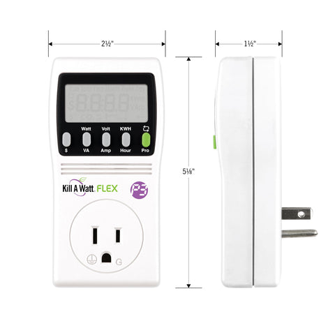 KILL A WATT P4456 Flex cost calculator helps project monthly electricity expenses