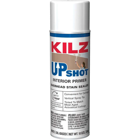KILZ Up Shot Sealer 10 oz close-up label conveys reliability and value