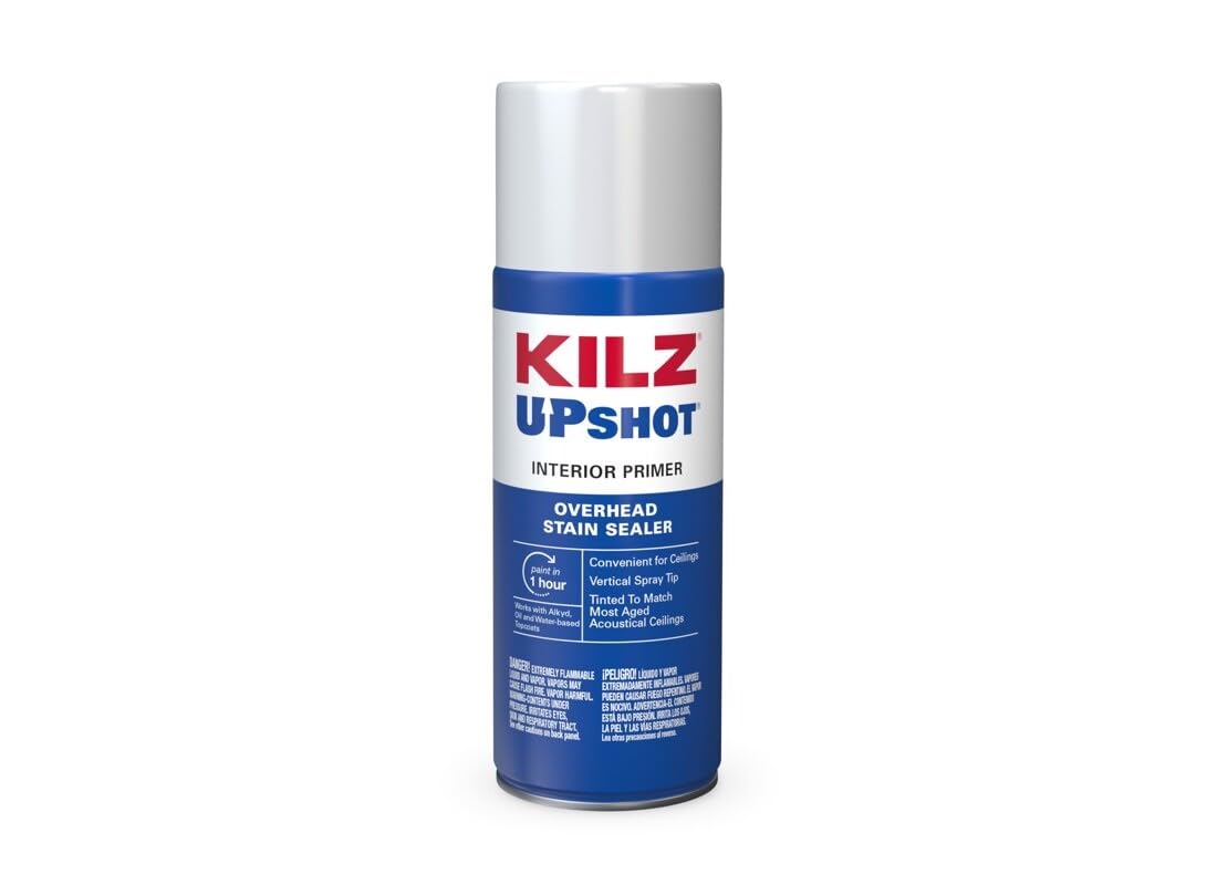 KILZ Up Shot Sealer 10 oz label detail highlights branding and value