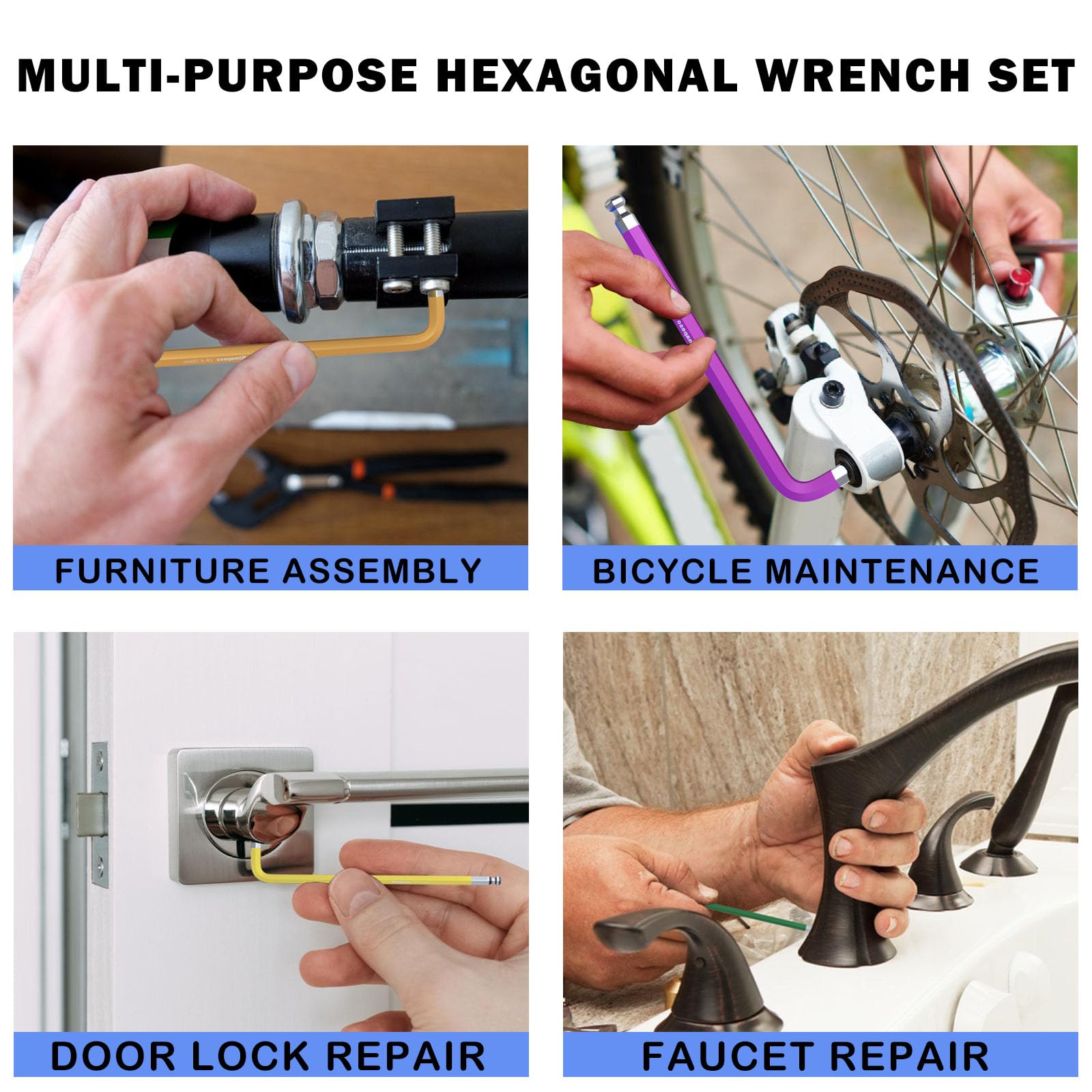 Kimapeso versatile toolkit for electronics, machinery, furniture, bikes, and DIY.