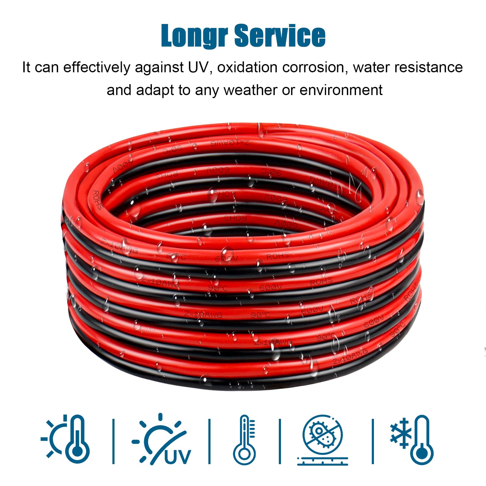 Kimbluth outdoor-ready copper wire that can be buried for outdoor installations