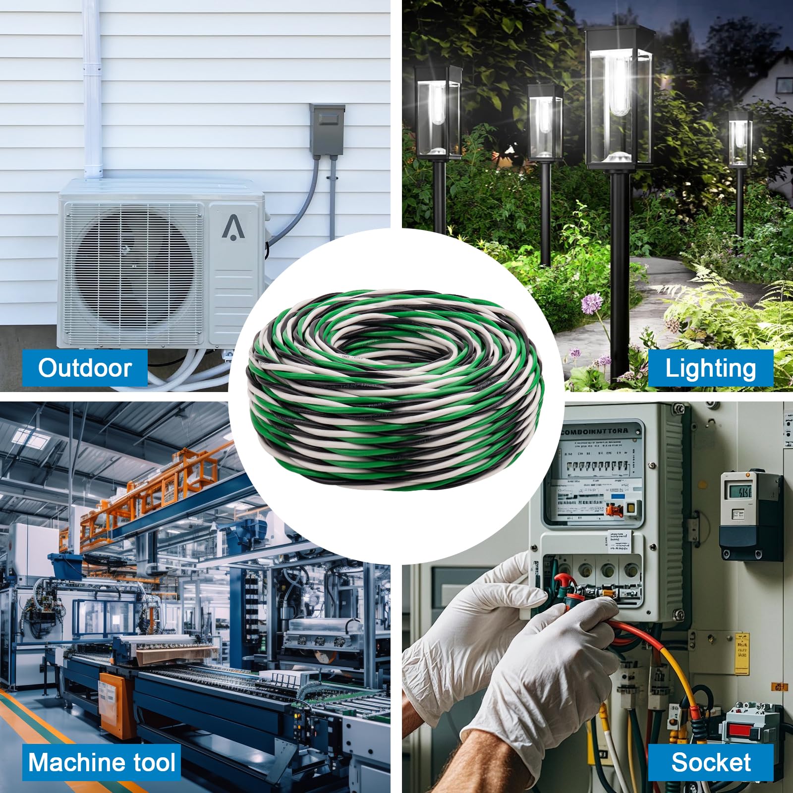 Kimbluth THHN wire suitable for residential and CNC projects in wet or dry environments.