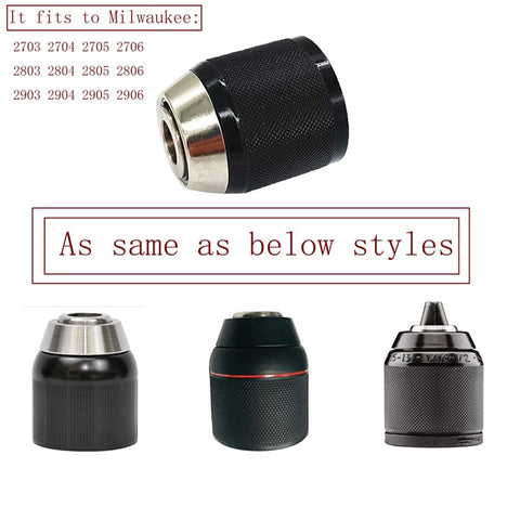KIMGU Milwaukee 2804-22 replacement chuck image illustrating compatibility
