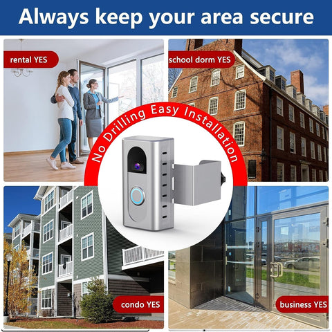 KIMILAR anti-theft mount quick-install design enables fast, clean mounting.