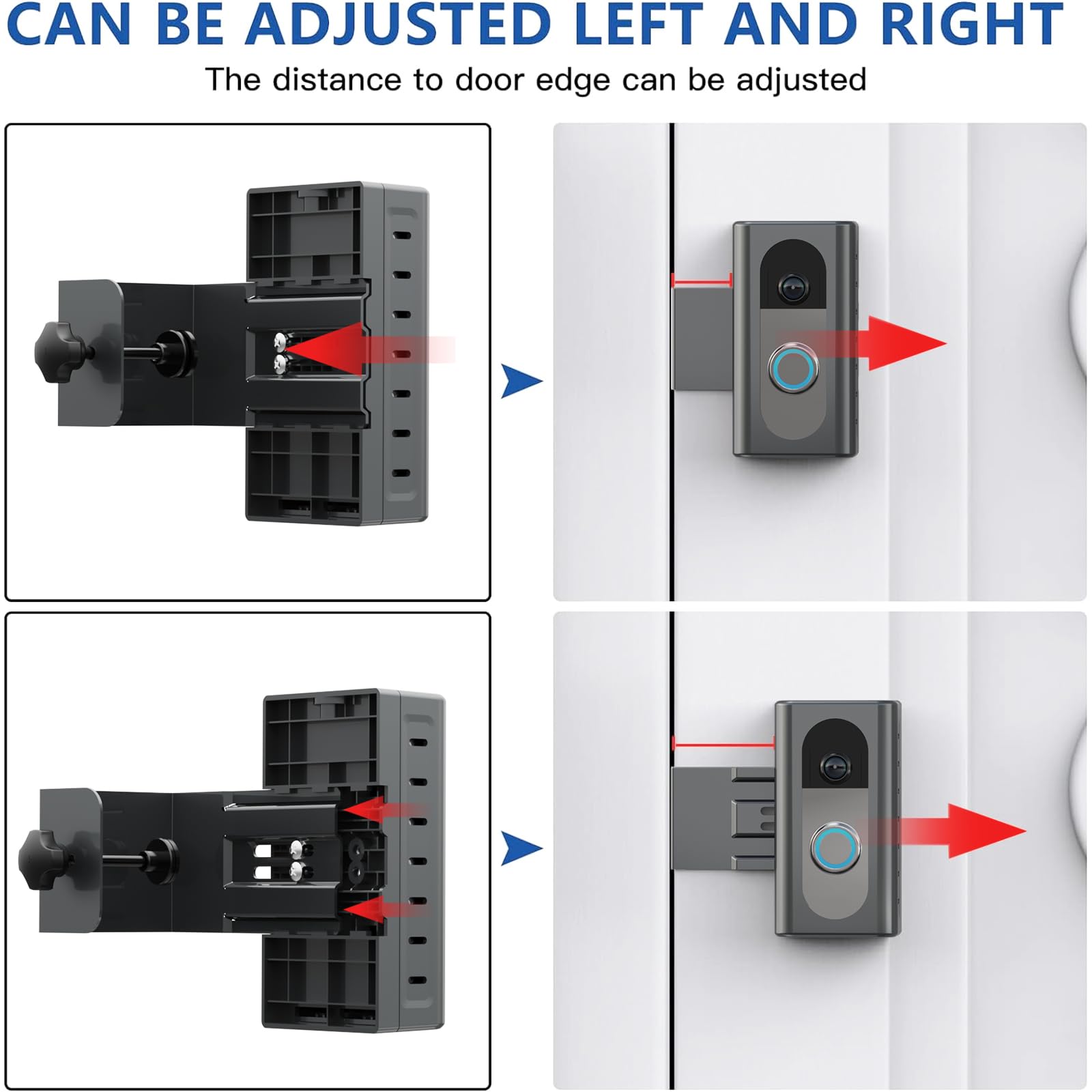 KIMILAR mount on inward opening door for versatile installation