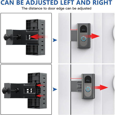 KIMILAR mount on inward opening door for versatile installation