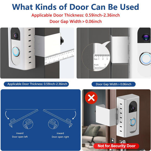 KIMILAR anti-theft mount distance adjustment demonstrates customizable clearance.