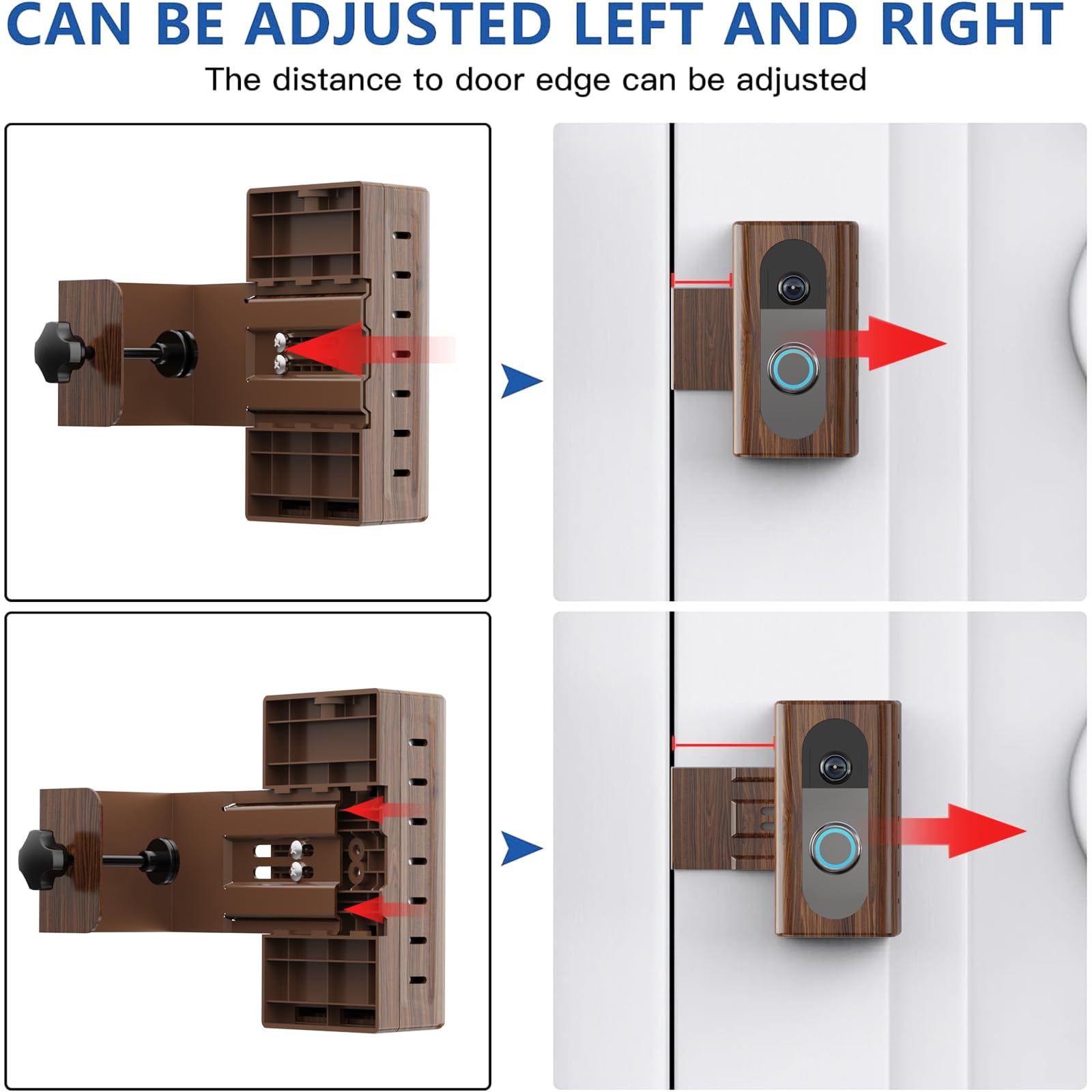 KIMILAR mount pairs with Ring Battery Doorbell Plus for flexible placement.