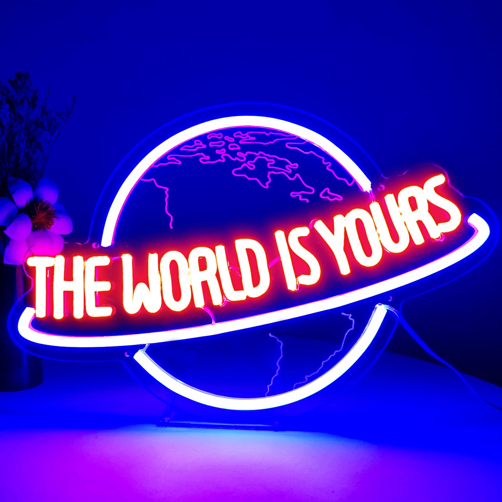 KiMineon game room neon light adds vibrant social glow.