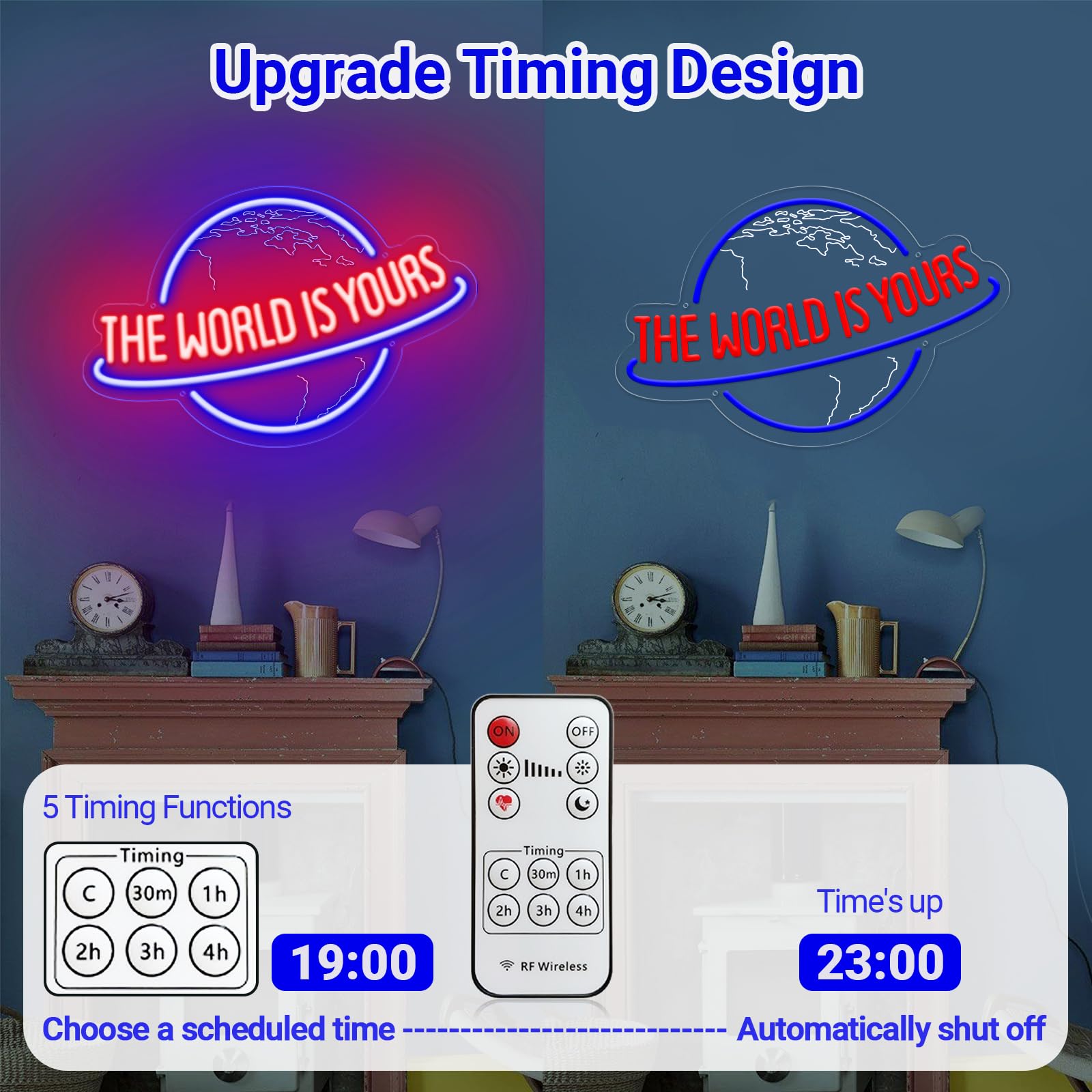 KiMineon neon constructed from high-grade acrylic and flex neon for durability.