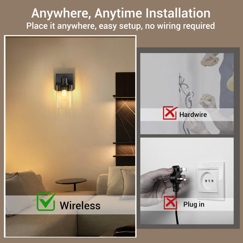 Kimjo wall light USB-C charging port visible for quick recharge