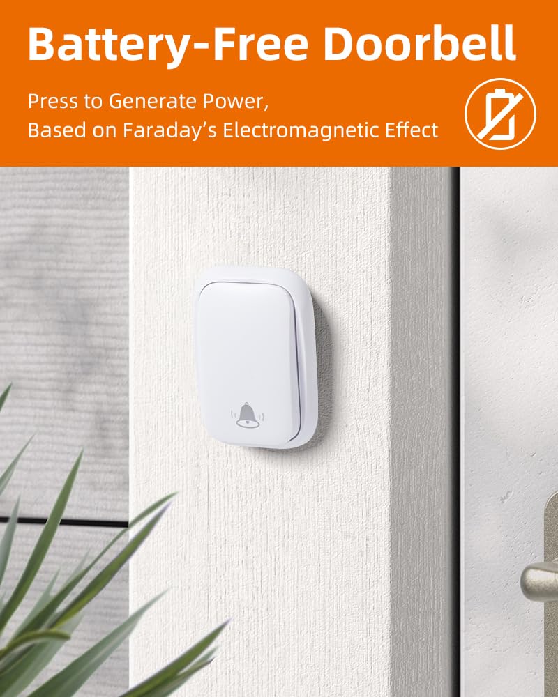 KimroG doorbell installation using adhesive or screws for flexible mounting