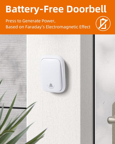 KimroG doorbell installation using adhesive or screws for flexible mounting