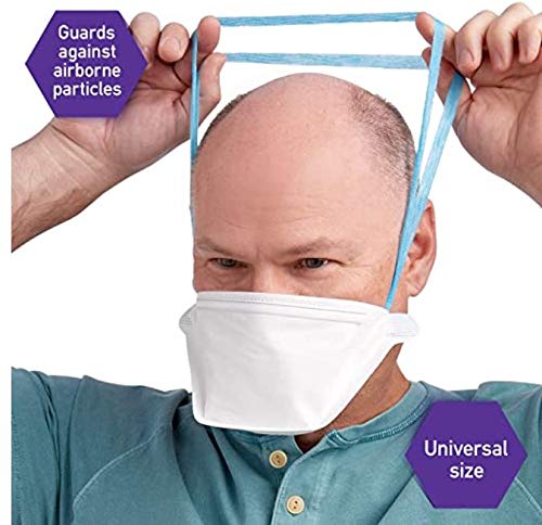 Kimtech N95 pouch respirator large breathing chamber for comfortable wear.