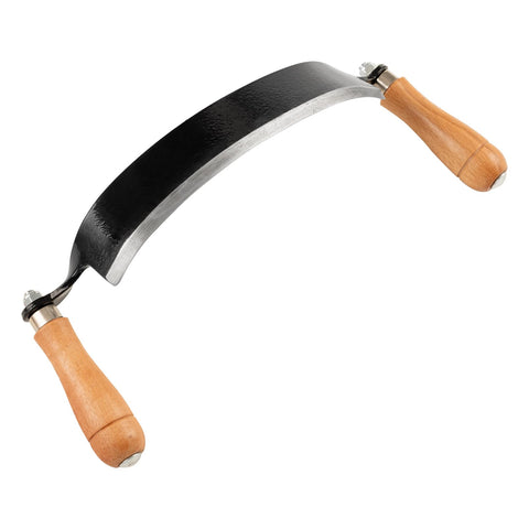 Kimting Honghui 10-inch curved draw knife blade for smooth bark removal.
