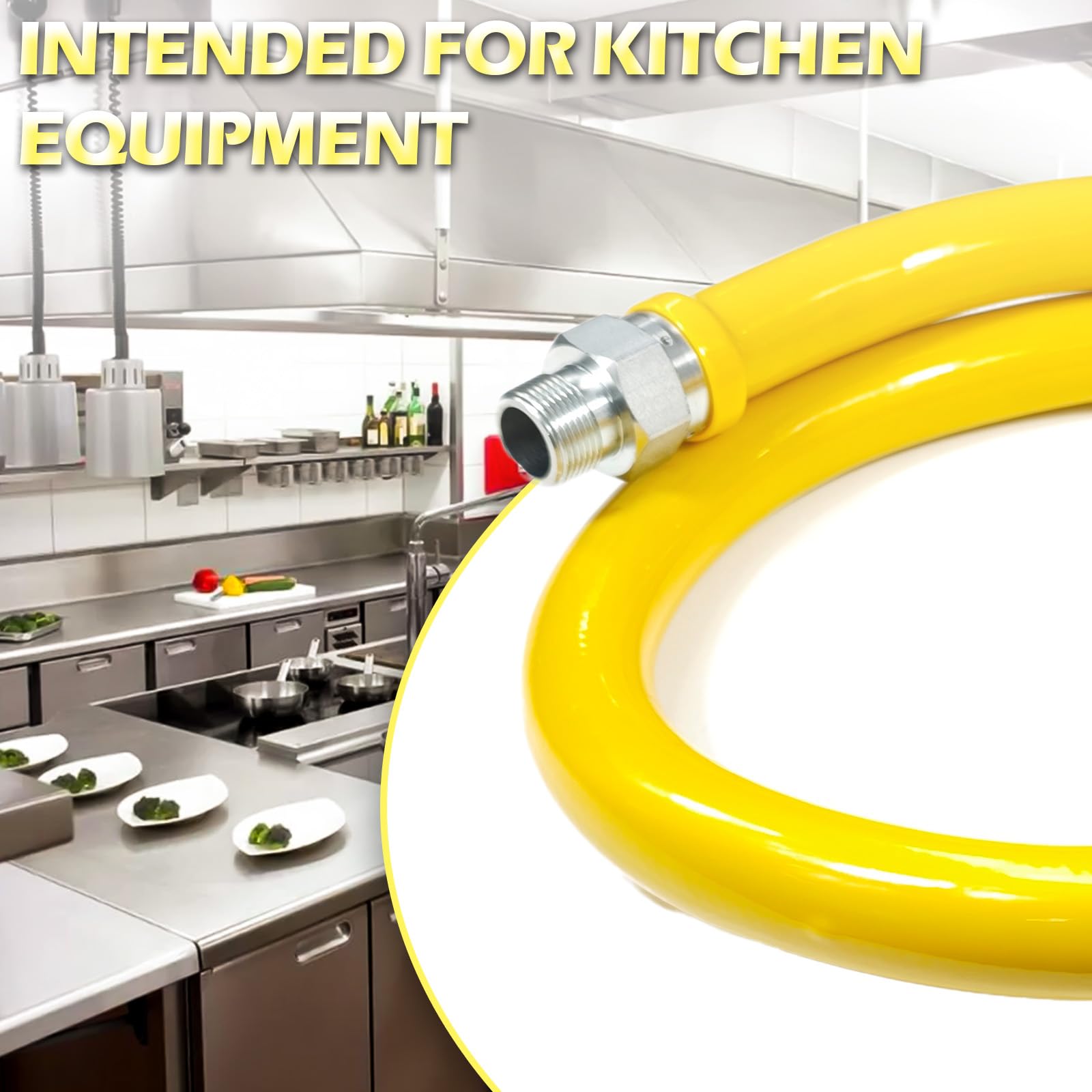 Kinchoix Safety System Kit street elbow pair offers secure connections and easy cleaning in busy kitchens.