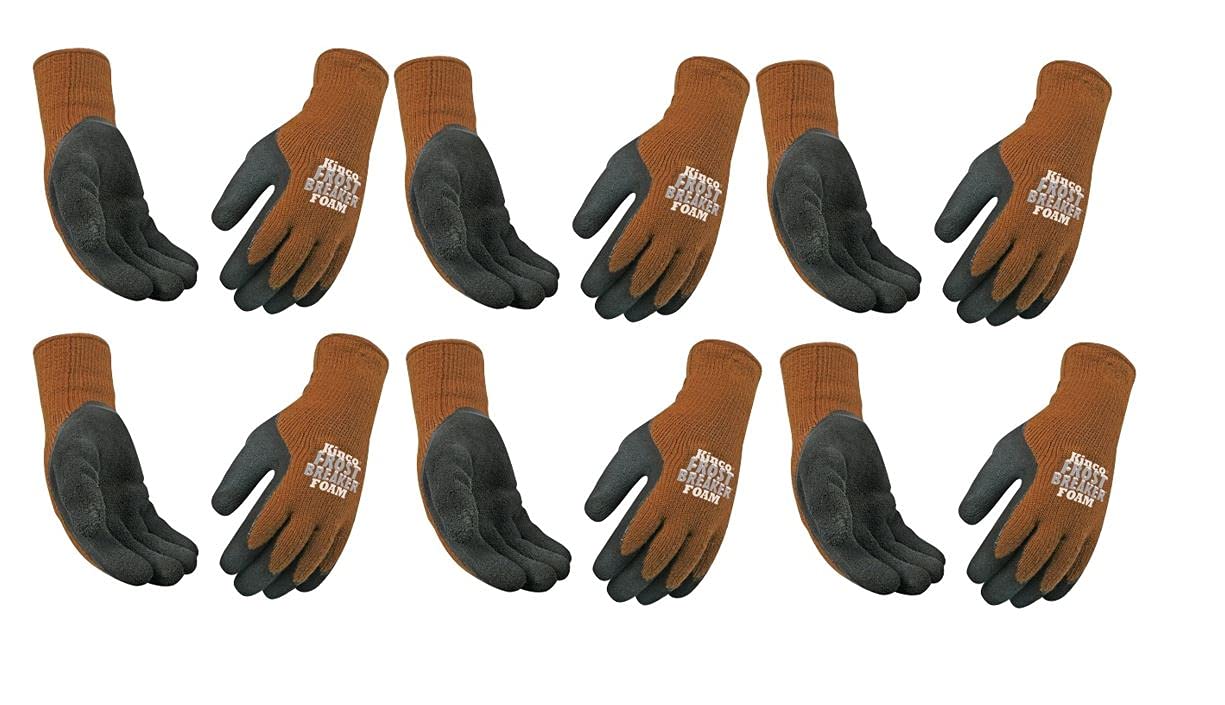 Kinco 1787-XL Frost Breaker gloves with latex palm provide superior grip in wet or dry work