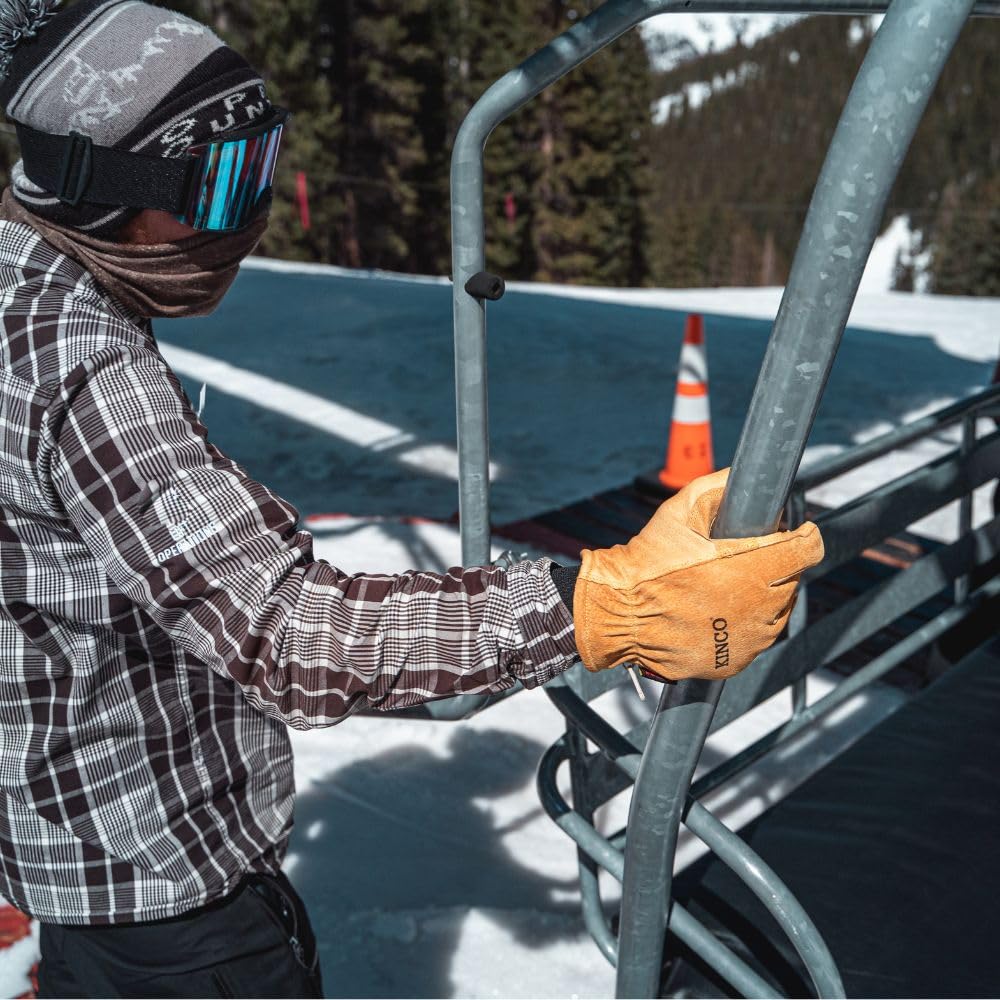 Kinco 901-L palm and finger patches reinforce wear areas for tough tasks